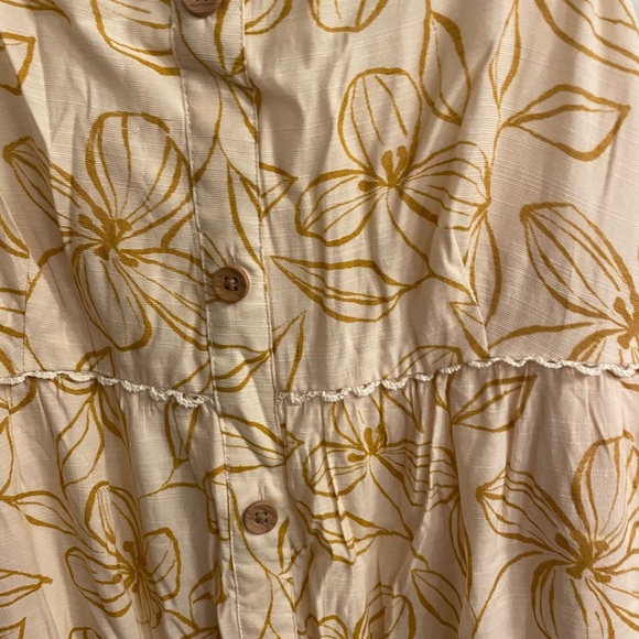 NWT LC Lauren Conrad Print Button-Front Maxi Dress Size Medium - Picture 3 of 7